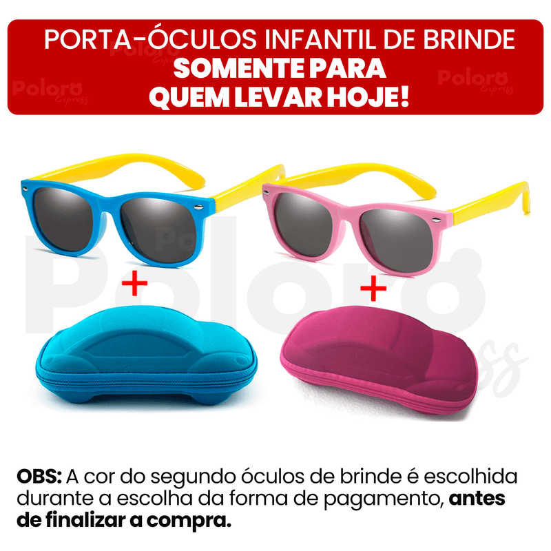 Óculos Infantil Polarizado SummerKids® - PAGUE 1 LEVE 2 + Estojos de BRINDE