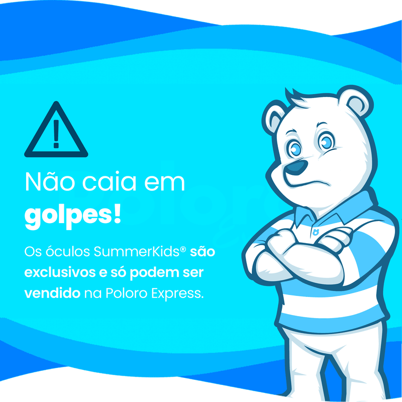 Óculos Infantil Polarizado SummerKids® - PAGUE 1 LEVE 2 + Estojos de BRINDE