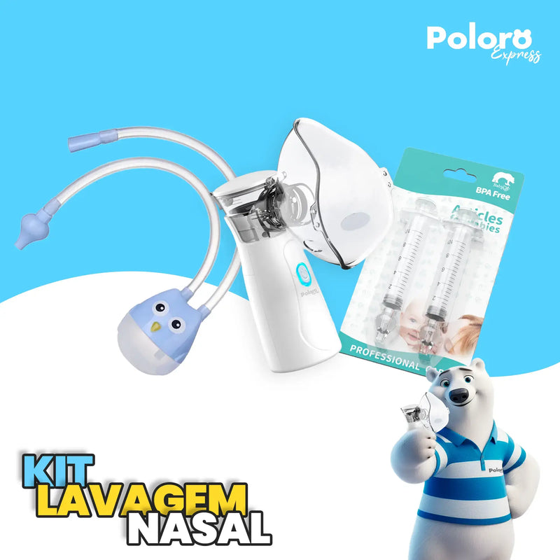 Kit Lavagem Nasal - 3 em 1