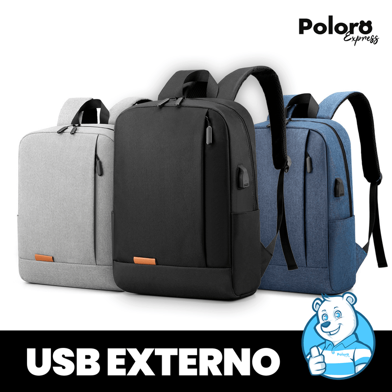 Mochila Masculina Impermeável - USB Externo