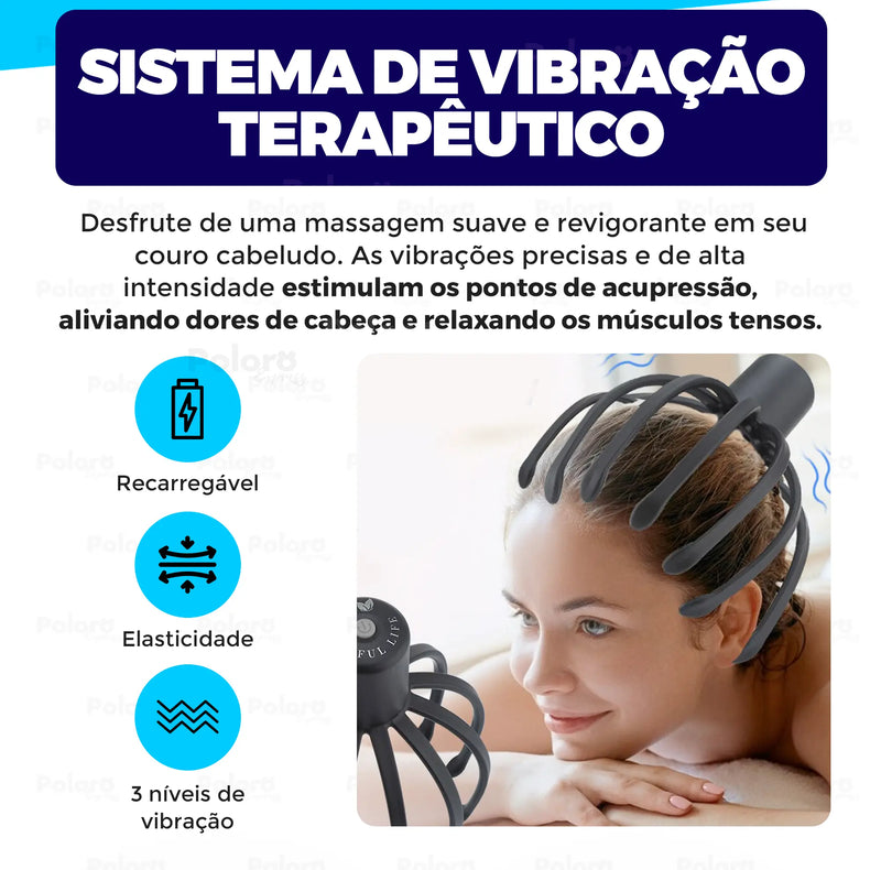 Massageador de Cabeça Automático Pollo® - Versões 1.0 e 2.0