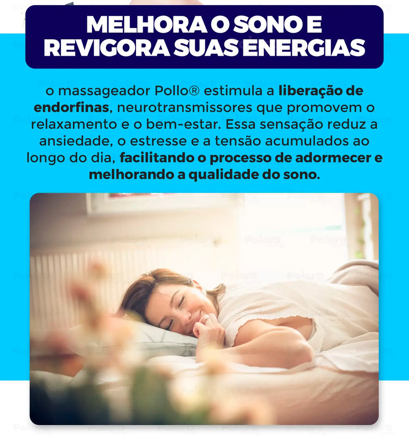 Massageador de Cabeça Automático Pollo® - Versões 1.0 e 2.0