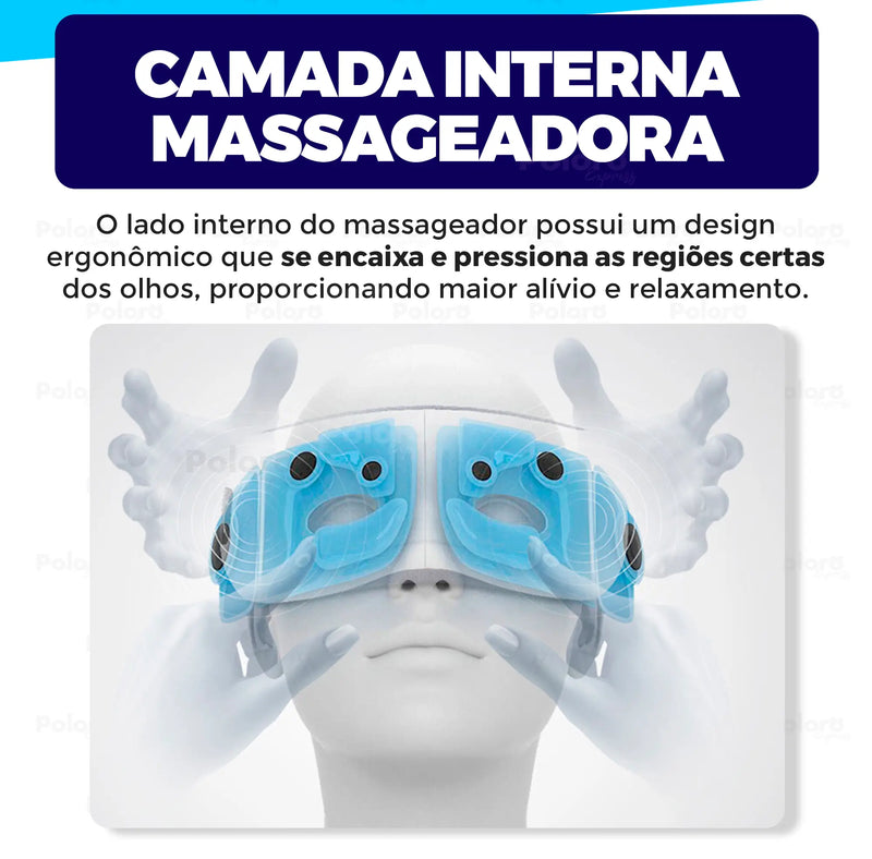 Massageador de Olhos automático Pollo® - Bolsa de brinde (SOMENTE HOJE)