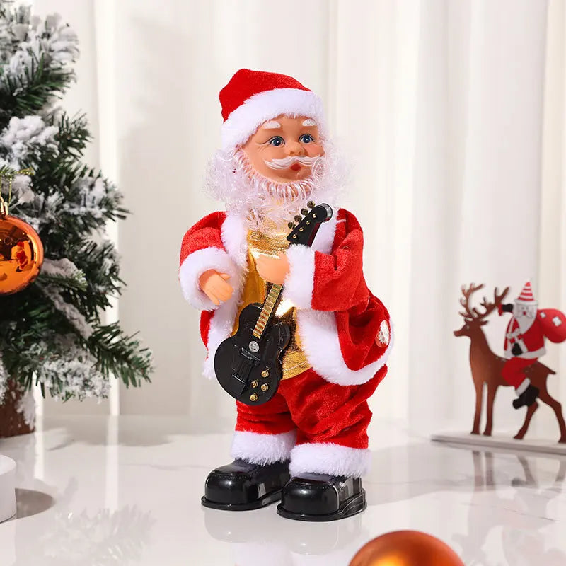 Boneco de Papai Noel Eletrônico que Toca e Dança