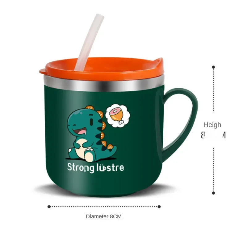 Caneca Infantil 250ml com Aço Inoxidável - LEVE 3 E ECONOMIZE