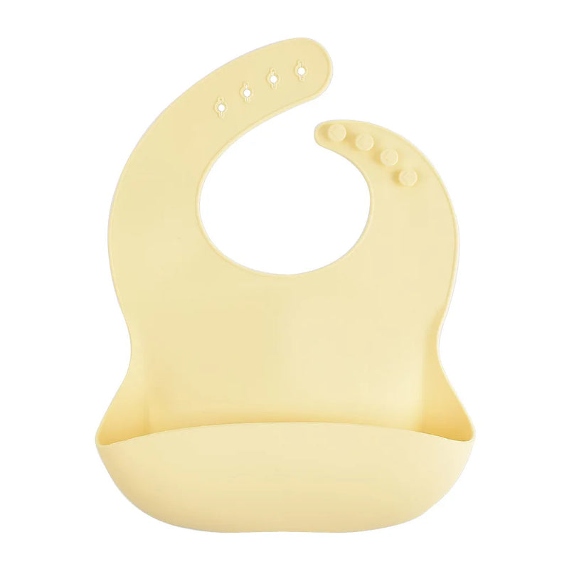 Babador de Silicone com Bolso Coletor Anti Sujeira