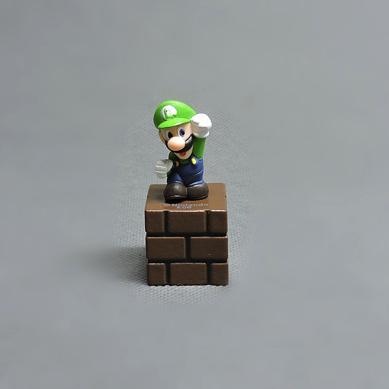 Kit de 5 Peças Decorativas do Super Mario - Action figures