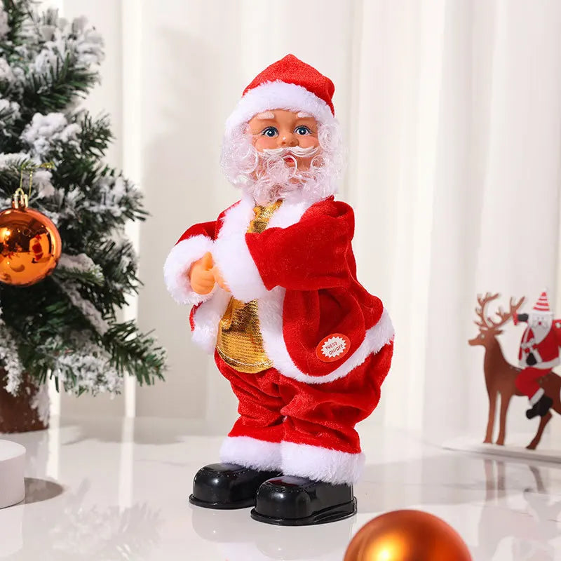 Boneco de Papai Noel Eletrônico que Toca e Dança