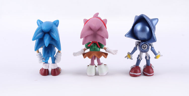 Kit de 6 Action Figures do Sonic