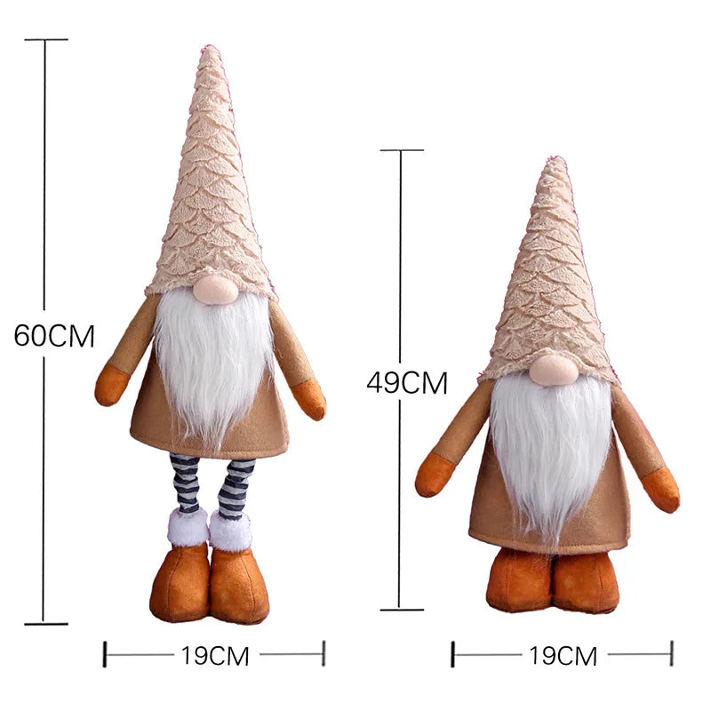 Gnomos de Natal com Pernas Retráteis - 60cm